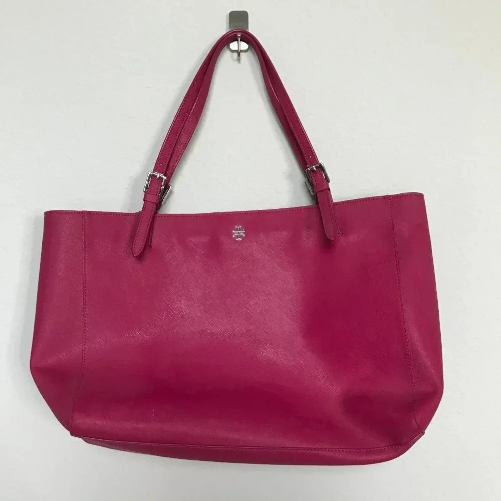 Tory Burch Pink Emerson Tote Bag